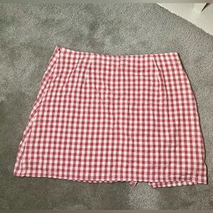 American Eagle XL Gingham Skirt with slip (tag cut out)